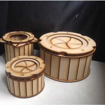 Intra απο ξύλο plywood 3mm-4mm πάχος - Iris Box – Μεσαίο Δίασταση 30x30 cm Intraeaxys-r7vkx21d - Image 1