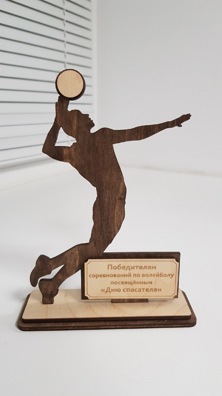 Intra απο ξύλο plywood 3mm-4mm πάχος - Βόλεϊ Sports Trophy Δίασταση 30x30 cm Intraeaxys-d1lv3rzo