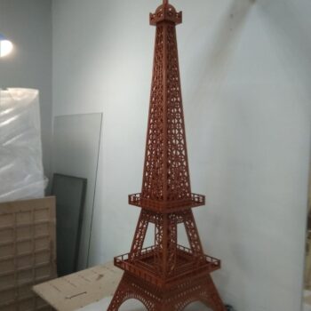 Intra απο ξύλο plywood 3mm-4mm πάχος - Πύργος του Άιφελ 6mm Δίασταση 30x30 cm Intraeaxys-d1lv38po - Image 1