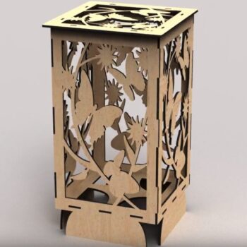 Intra απο ξύλο plywood 3mm-4mm πάχος - Διακοσμητικό φωτιστικό πεταλούδας Δίασταση 30x30 cm Intraeaxys-e1gkgrdo - Image 1