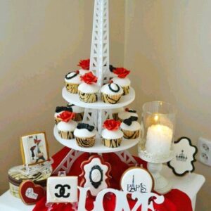 Intra απο ξύλο plywood 3mm-4mm πάχος - Στάση για Cupcake Tower του Άιφελ Δίασταση 30x30 cm Intraeaxys-m1d62nd7