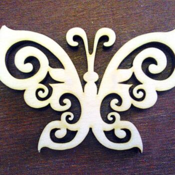 Intra απο ξύλο plywood 3mm-4mm πάχος - Κόντρα πλακέ σε σχήμα πεταλούδας Δίασταση 30x30 cm Intraeaxys-joedlm51 - Image 1