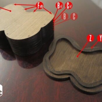 Intra απο ξύλο plywood 3mm-4mm πάχος - Κουτί πεταλούδας με καπάκι Δίασταση 30x30 cm Intraeaxys-d1lvdwgo - Image 4