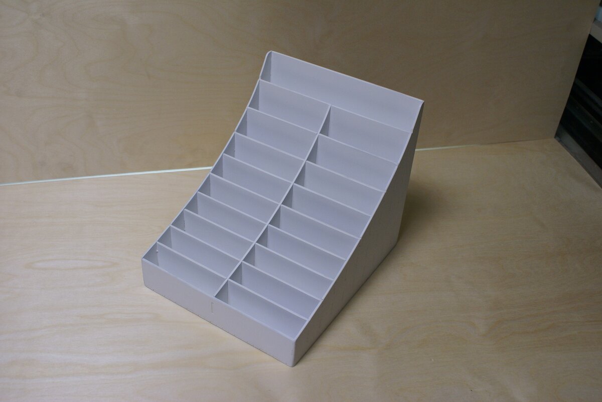 Intra απο ξύλο plywood 3mm-4mm πάχος - Βάση προβολής Business Card Organizer Δίασταση 30x30 cm Intraeaxys-eo208567