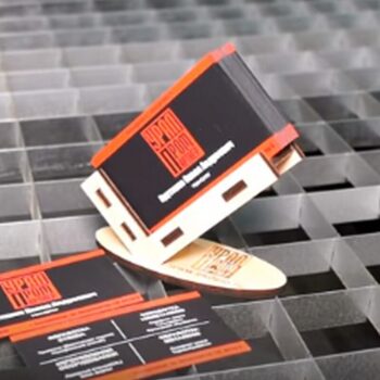 Intra απο ξύλο plywood 3mm-4mm πάχος - Βάση θήκης επαγγελματικής κάρτας Δίασταση 30x30 cm Intraeaxys-ro6yvq27 - Image 1