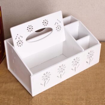 Intra απο ξύλο plywood 3mm-4mm πάχος - Κουτί χαρτομάντηλου με οργανωτή Δίασταση 30x30 cm Intraeaxys-joed6g51 - Image 1