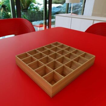 Intra απο ξύλο plywood 3mm-4mm πάχος - Κουτί για μικροαντικείμενα Κόντρα πλακέ 4mm Δίασταση 30x30 cm Intraeaxys-67wl3p81 - Image 1