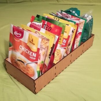 Intra απο ξύλο plywood 3mm-4mm πάχος - Οργανωτές σακουλών τροφίμων Δίασταση 30x30 cm Intraeaxys-078ypwjo - Image 1