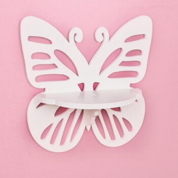 Intra απο ξύλο plywood 3mm-4mm πάχος - Πρότυπο ραφιών πεταλούδων ραφιών τοίχου Δίασταση 30x30 cm Intraeaxys-m1d6gml7 - Image 1