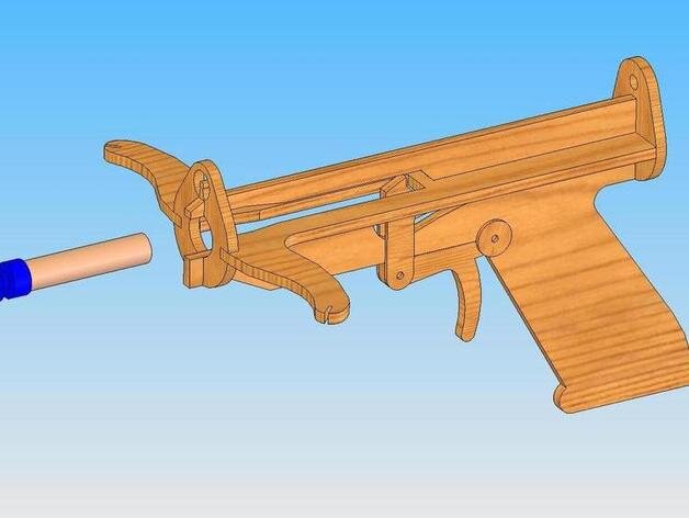 Intra απο ξύλο plywood 3mm-4mm πάχος - Πρότυπο βαλλίστρας Δίασταση 30x30 cm Intraeaxys-eo4q8jw7