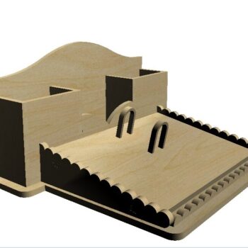 Intra απο ξύλο plywood 3mm-4mm πάχος - Ξύλινη οργάνωση γραφείου Δίασταση 30x30 cm Intraeaxys-e1gke2do - Image 1