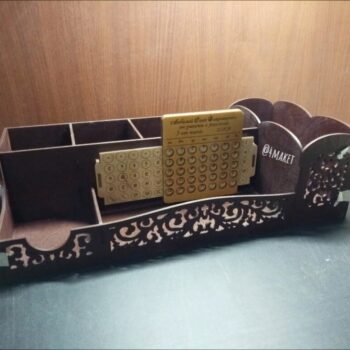 Intra απο ξύλο plywood 3mm-4mm πάχος - Creative Office Desk Organizer Δίασταση 30x30 cm Intraeaxys-joed0q51 - Image 1