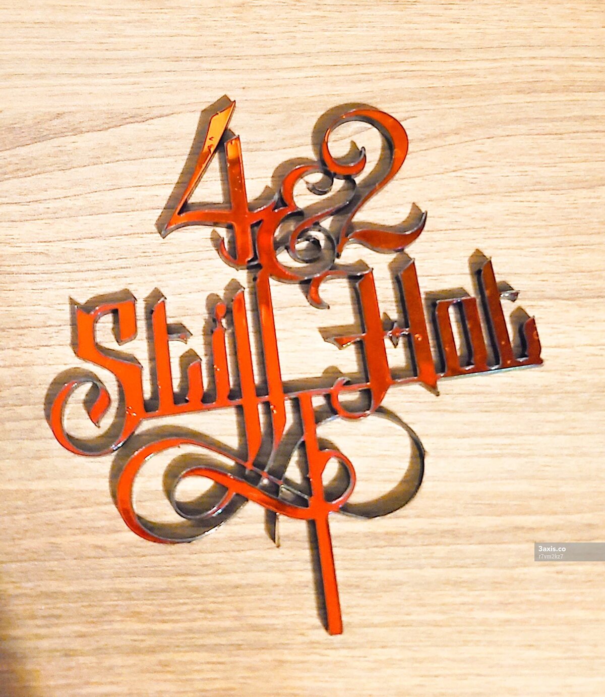 Intra απο ξύλο plywood 3mm-4mm πάχος - Ακόμα Hot Topper Δίασταση 30x30 cm Intraeaxys-r7vm2kz7