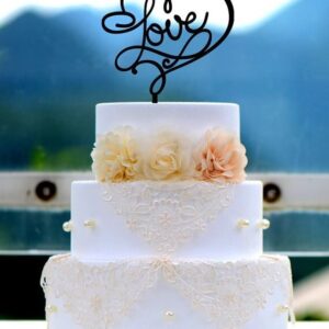 Intra απο ξύλο plywood 3mm-4mm πάχος - Love Heart Cake Topper Δίασταση 30x30 cm Intraeaxys-51rrglv1