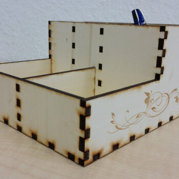 Intra απο ξύλο plywood 3mm-4mm πάχος - Πρότυπο κιβωτίου οργάνωσης εργαλείων γραφής Δίασταση 30x30 cm Intraeaxys-m1d6dw37 - Image 1