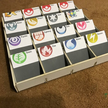 Intra απο ξύλο plywood 3mm-4mm πάχος - Κουτί διαλογής καρτών συναλλαγών Δίασταση 30x30 cm Intraeaxys-voq0zj72 - Image 1