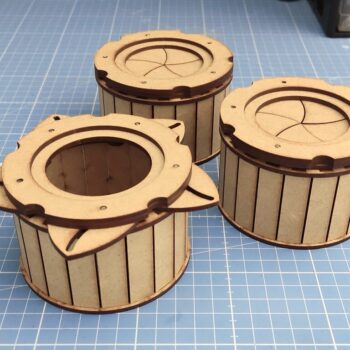 Intra απο ξύλο plywood 3mm-4mm πάχος - Iris Box Δίασταση 30x30 cm Intraeaxys-eo0qrw01 - Image 1