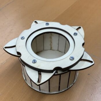 Intra απο ξύλο plywood 3mm-4mm πάχος - Iris Box Δίασταση 30x30 cm Intraeaxys-51rr3wv1 - Image 3