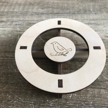 Intra απο ξύλο plywood 3mm-4mm πάχος - Διακοσμητικό πρότυπο βάσης Δίασταση 30x30 cm Intraeaxys-zo9yezy7 - Image 1