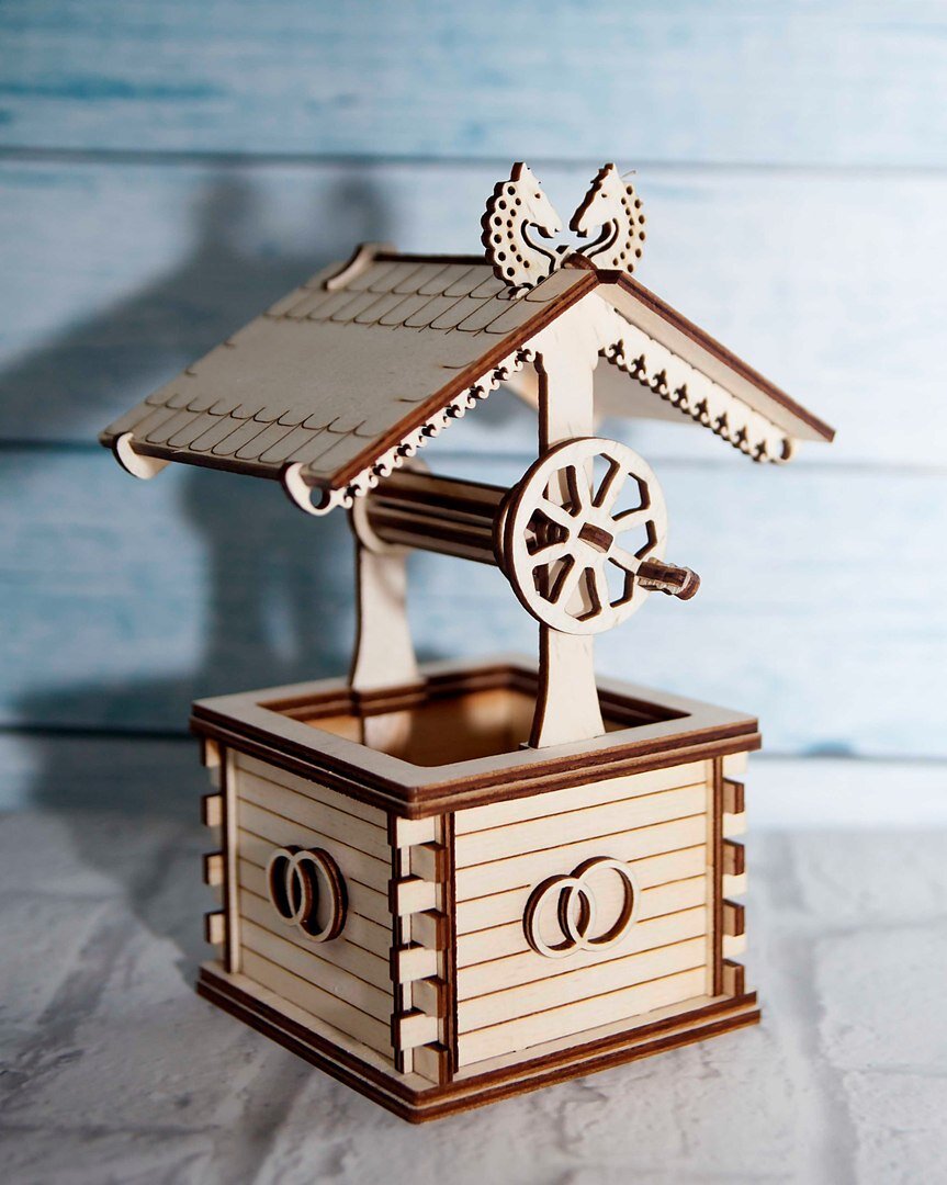 Intra απο ξύλο plywood 3mm-4mm πάχος - Ξύλινο Πηγάδι Δίασταση 30x30 cm Intraeaxys-eo20kvm7