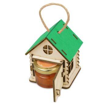 Intra απο ξύλο plywood 3mm-4mm πάχος - Κουτί συσκευασίας σε σχήμα σπιτιού για δώρα Δίασταση 30x30 cm Intraeaxys-eo4qemd7 - Image 4