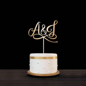 Intra απο ξύλο plywood 3mm-4mm πάχος - Αρχικά Cake Topper Δίασταση 30x30 cm Intraeaxys-lopq6pz7 - Image 1