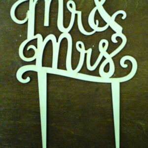 Intra απο ξύλο plywood 3mm-4mm πάχος - Mr And Mrs Cake Topper Δίασταση 30x30 cm Intraeaxys-d1lv0v6o