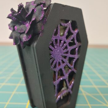 Intra απο ξύλο plywood 3mm-4mm πάχος - Κουτί φέρετρο αποκριών Δίασταση 30x30 cm Intraeaxys-yon02d27 - Image 1