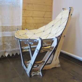 Intra απο ξύλο plywood 3mm-4mm πάχος - Αρχεία κοπής Chaise Lounge Δίασταση 30x30 cm Intraeaxys-67wle6m1 - Image 1