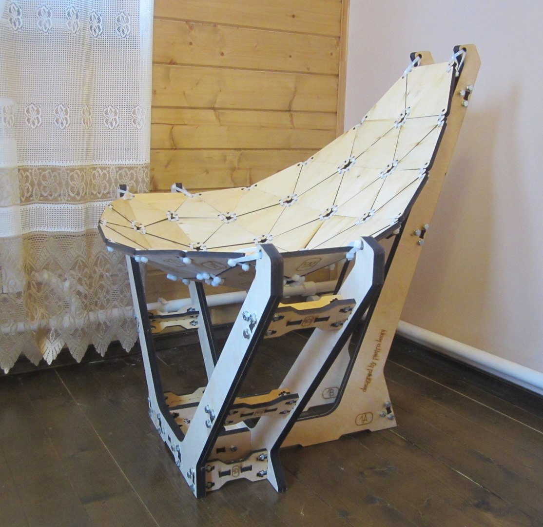 Intra απο ξύλο plywood 3mm-4mm πάχος - Αρχεία κοπής Chaise Lounge Δίασταση 30x30 cm Intraeaxys-67wle6m1