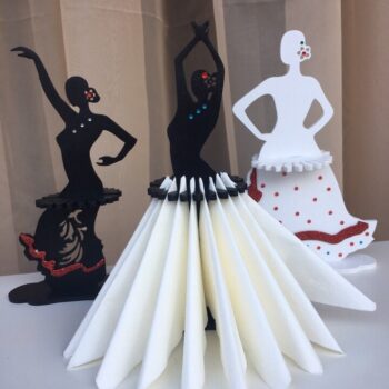 Intra απο ξύλο plywood 3mm-4mm πάχος - Συλλογή Flamenco Napkin Holder Collection Δίασταση 30x30 cm Intraeaxys-zo9y3rx7 - Image 1