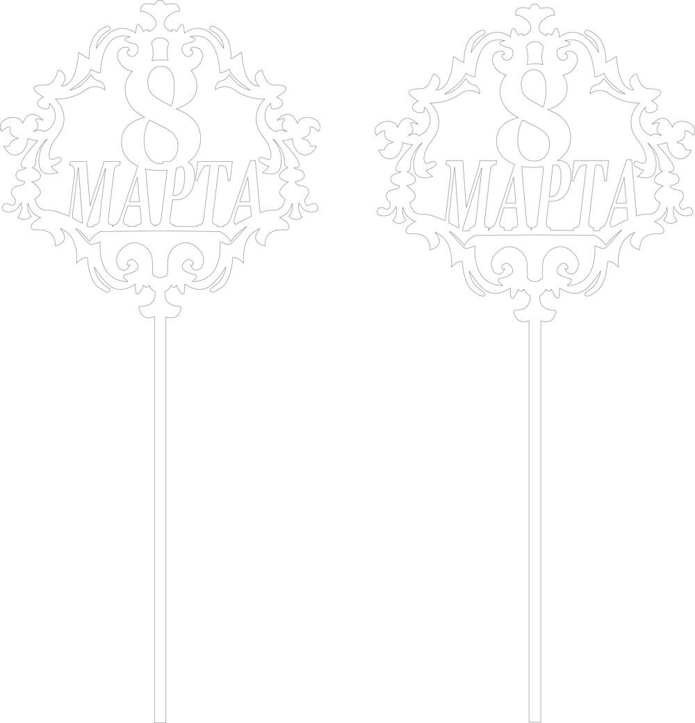 Intra απο ξύλο plywood 3mm-4mm πάχος - Topper K 8 Marta Krivye Δίασταση 30x30 cm Intraeaxys-6o3wek1n