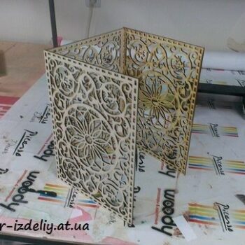 Intra απο ξύλο plywood 3mm-4mm πάχος - Ταβάν Λάμπαση Δίασταση 30x30 cm Intraeaxys-eo0e451g - Image 1