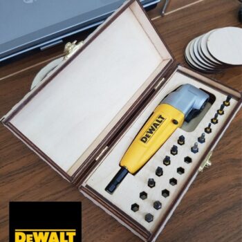 Intra απο ξύλο plywood 3mm-4mm πάχος - Ξύλινο κουτί για προσάρτημα ορθής γωνίας DEWALT Δίασταση 30x30 cm Intraeaxys-eoxl5zqo - Image 1