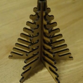 Intra απο ξύλο plywood 3mm-4mm πάχος - Διακοσμητικό Ξύλινο Δέντρο Δίασταση 30x30 cm Intraeaxys-voq23kqo - Image 1