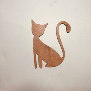 Intra απο ξύλο plywood 3mm-4mm πάχος - Σχήμα κοπής ημιτελούς ξύλου γάτας Δίασταση 30x30 cm Intraeaxys-eoxlkxqo