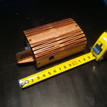 Intra απο ξύλο plywood 3mm-4mm πάχος - Οβάλ θήκη Raspberry Pi Δίασταση 30x30 cm Intraeaxys-lopqyr37 - Image 1