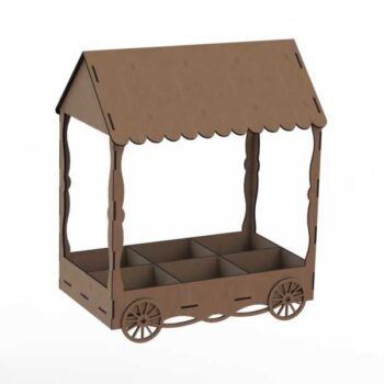 Intra απο ξύλο plywood 3mm-4mm πάχος - Πρότυπο καροτσιών από κόντρα πλακέ Δίασταση 30x30 cm Intraeaxys-6o3y0dp7 - Image 1