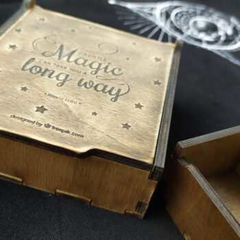 Intra απο ξύλο plywood 3mm-4mm πάχος - Μικρό κουτί δώρου με καπάκι 3mm Δίασταση 30x30 cm Intraeaxys-078ylm5o - Image 1