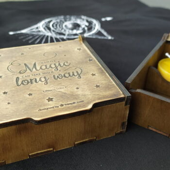 Intra απο ξύλο plywood 3mm-4mm πάχος - Μικρό κουτί δώρου με καπάκι 3mm Δίασταση 30x30 cm Intraeaxys-078ylm5o - Image 3