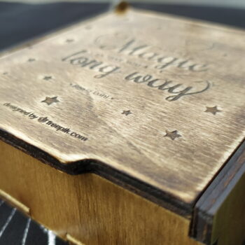 Intra απο ξύλο plywood 3mm-4mm πάχος - Μικρό κουτί δώρου με καπάκι 3mm Δίασταση 30x30 cm Intraeaxys-078ylm5o - Image 4