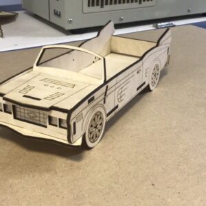 Intra απο ξύλο plywood 3mm-4mm πάχος - Διακοσμητικό λουλούδι αυτοκινήτου Cabrio Δίασταση 30x30 cm Intraeaxys-d1lv56yo