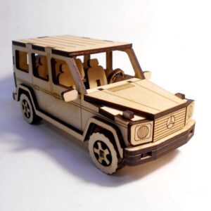 Intra απο ξύλο plywood 3mm-4mm πάχος - Mercedes-Benz G-Class 3D Puzzle Δίασταση 30x30 cm Intraeaxys-p7ywgz1q