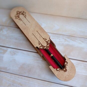 Intra απο ξύλο plywood 3mm-4mm πάχος - Ξύλινη Διακοσμητική Στυλοθήκη Δίασταση 30x30 cm Intraeaxys-eo0qpr31 - Image 1