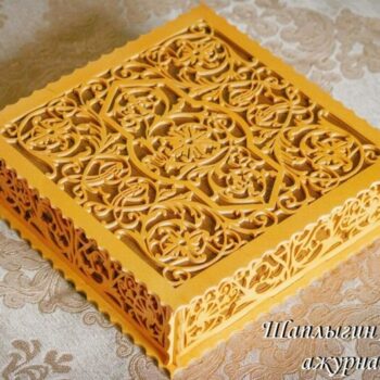 Intra απο ξύλο plywood 3mm-4mm πάχος - Διακοσμητικό πρότυπο ξύλινου κουτιού Δίασταση 30x30 cm Intraeaxys-d1lvk26o - Image 1