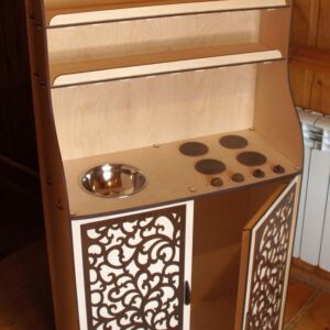 Intra απο ξύλο plywood 3mm-4mm πάχος - Παιδική κουζίνα Δίασταση 30x30 cm Intraeaxys-d1lv53yo