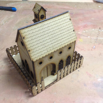 Intra απο ξύλο plywood 3mm-4mm πάχος - Εκκλησία Δίασταση 40x50 cm Intraeaxys-078mgqo5 - Image 1