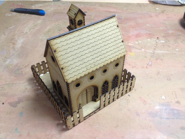 Intra απο ξύλο plywood 3mm-4mm πάχος - Εκκλησία Δίασταση 40x50 cm Intraeaxys-078mgqo5