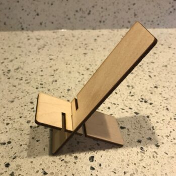 Intra απο ξύλο plywood 3mm-4mm πάχος - Ρυθμιζόμενη βάση κινητού τηλεφώνου 3mm Δίασταση 30x30 cm Intraeaxys-r1z2j2l1 - Image 3