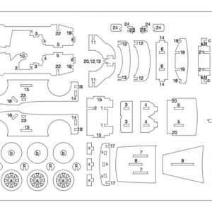 Intra απο ξύλο plywood 3mm-4mm πάχος - Λέιζερ αυτοκινήτου Δίασταση 30x30 cm Intraeaxys-zo9w2w1k